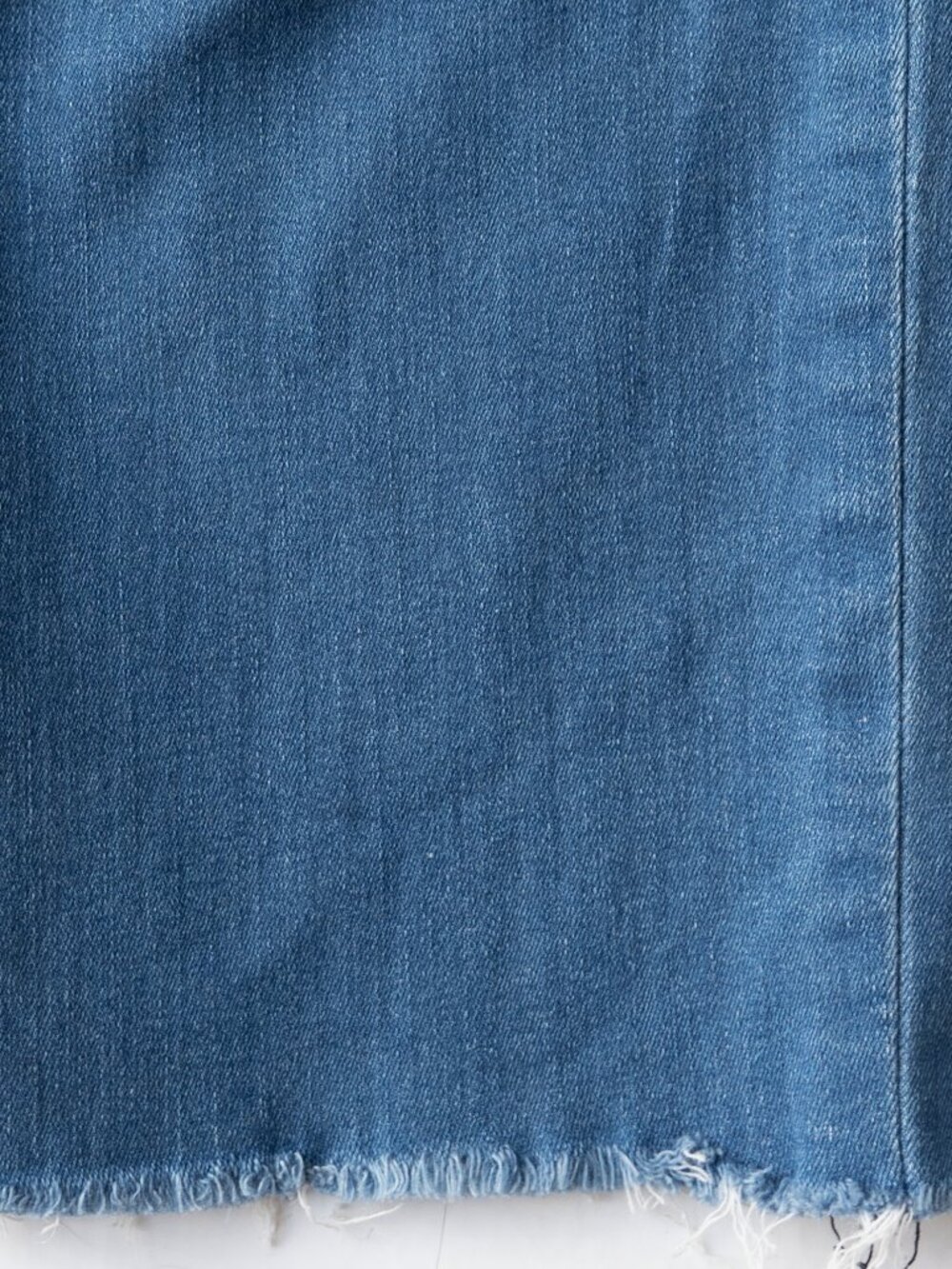 Frank & Eileen Wicklow Raw Hem Performance Denim Straight Leg Crop Jeans Sz 10 - Picture 11 of 13